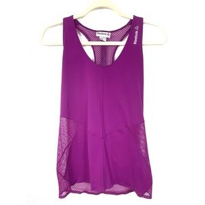 Reebok- Playice Cardio Mesh Back RacerBack Tank- sz L